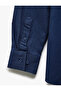 Cotton Slim Fit Long Sleeve Italian Lapel Shirt - 3
