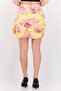 Women Floral Print Mini Skirt, Multicolor - 3