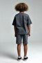 U.S. Polo Assn Boys Grey Bermuda Set - 4