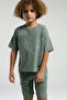 U.S. Polo Assn Boys' Green Bermuda Set