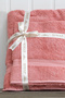 2-Piece Bath Towel Set 90X160Cm +50X90Cm Ds Salmon - 7