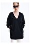 Shiny Textured Knitwear Blouse with Chain Detail on the Back - 2