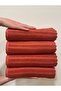 100% Cotton 50X90Cm 4-Piece Hand&Face Towel Set-Brick - 4