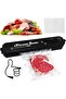 Vacuum Sealer Machine for Food Storage, Automatic Sealing System with 10 Precut Bags (Black)