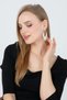 Women's Geometric Figure Zircon Dangle Chandelier Model Stone Earrings Engagement Wedding Party Henna Prom - 5