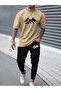 T-Shirt and Jogger Sweatpants - Printed Sweatpants Set