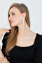 Women's Bow Tie Bow Model Dangle Zircon Stone Earrings Trend Elegant Wedding Engagement Glitter - 6
