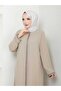Sari̇al Clothing Embroidered Detail Full-Size Zippered Summer Rabia Crepe Fabric Thin Anne Ferace - 3