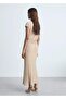 Wrinkled Look Knitwear Dress - 4