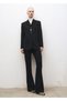 Straight Cut Button Blazer Jacket - 7