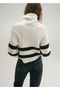 Striped Rib Knitwear Sweater - 4