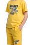 Street Panther Printed Boy Capri and T-Shirt Bottom-Top Set - 4