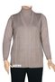 Women's Karen Knitwear Pocket Beaded Sand Beige Vest - 5