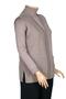 Women's Karen Knitwear Pocket Beaded Sand Beige Vest - 7