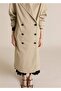 Oversize Long Double Button Trench Coat