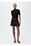Short-Sleeved Openwork Knitwear Sweater - 2