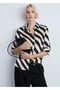 Patterned Satin Shirt