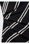 Çizgi desenli midi elbise - 7