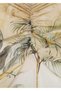 Straight Cut Skirt with Tropical Print - 5