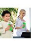 Slushie Maker Cup, TIK TOK Magic Quick Frozen Smoothies, Double Layer Squeeze Cup (Green) - 7