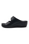 New Anatomical Sole Gel Supported Heel Spur Four Seasons Women's Slippers - 2