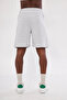 Men's Gray Nasa Printed Polyester Shorts - for Sports and Casual Use - 3