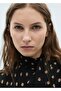 Blouse with Draped Neckline Polka Dot - 7