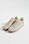 Suede Lace-Up Flat Sole Sneaker Women's Sneakers - 3