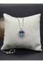 Blue Steel Planet Necklace Trend Stylish for Family Friend Holiday Birthday Special Occasions Gift - 3