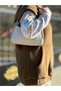 Cream Women's Baguette Stylish Hand and Shoulder Bag with Adjustable Strap - 5
