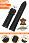 24mm Fossil-Welder-Casio-Seiko-Omega-Armani Watch Compatible Genuine Leather Band L3524Mm