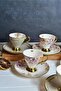 Royalty Pink 6-Person Porcelain Turkish Coffee Cup Set - 3