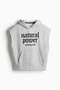 Sleeveless sports hoodie