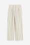 Linen-blend trousers