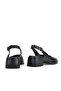 , Women's Genuine Leather Heeled Sandals 151992Z8004 Black - 3