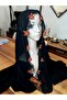 Black Needlework - Real Handcrafted, Prayer, Mevlit, Custom Handmade Hoop Dowry