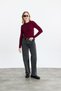 Burgundy Crew Neck Long Sleeve Badi 2086 - 2