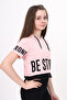 Girl's Be Strong Printed Hooded T-Shirt - 2