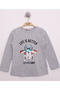 Girl's Sequin Ladybug Embroidered T-Shirt