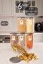 Duo Labeled 6-Piece Leak-Proof Lid Food Pulses Glass Storage Container Jar Set 1400 Cc