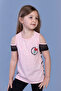 Girl's Chest Embroidered T-Shirt