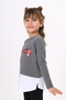 Girl's Trendy Sequin Embroidery Sweatshirt - 2