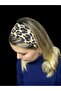 Melkady 541D - Leopard Print Stretchy Women's Headband, Casual, Sports Headband