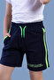 Boy - Zipper Detailed Printed Shorts