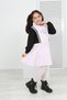 Girl's Garni Detailed Printed Dress - 6
