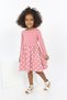 Girl's Skirt Polka Dot Printed Dress - 4