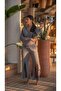 Gray Color Marrakech Muslin Trousers