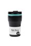 "Low Tide" 250ml Travel Coffee Mug Blue/Black