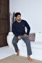 Men's Combed Single Jersey Long Sleeve Pajama Set