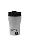 "Low Tide" 250ml Travel Coffee Mug Black/White